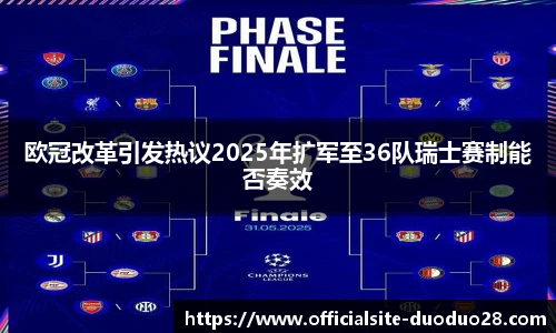 欧冠改革引发热议2025年扩军至36队瑞士赛制能否奏效